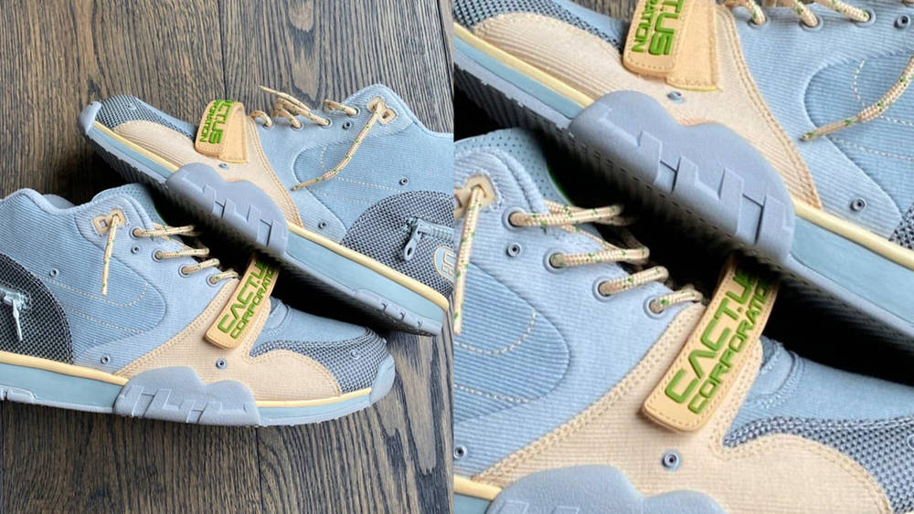 Image via Offset Travis Scott x Nike Air Trainer 1