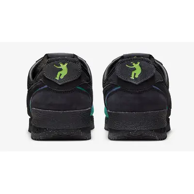 Union LA x Nike Cortez Black Turquoise DR1413-001 Back