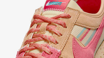 Union LA x Nike Cortez Khaki Red DR1413-200 Detail