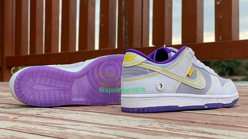 union x nike dunk low purple