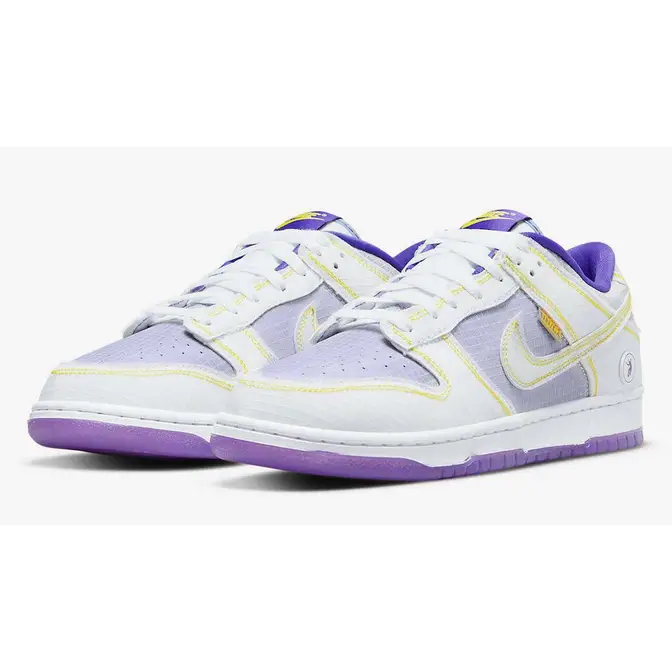 Union LA x Nike Dunk Low Purple Yellow | Where To Buy | DJ9649-500 
