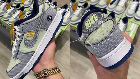 The Union LA x Nike Dunk Low Surfaces in a Light Green Colourway The Union LA x Nike Dunk Low Surfaces in a Light Green Colourway