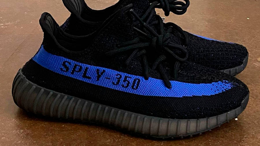 blue yeezy 350s