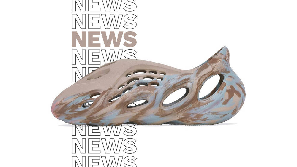 Image via adidas Yeezy Foam Runner MX Sand Grey Release Date