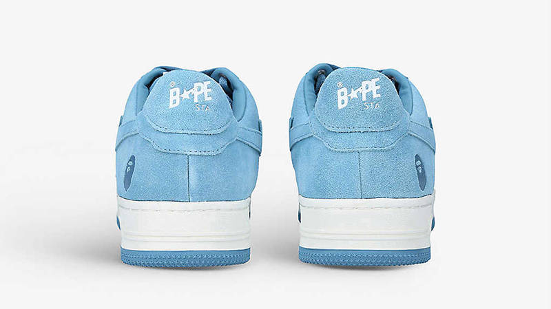 A BATHING APE BAPESTA Low Blue Back