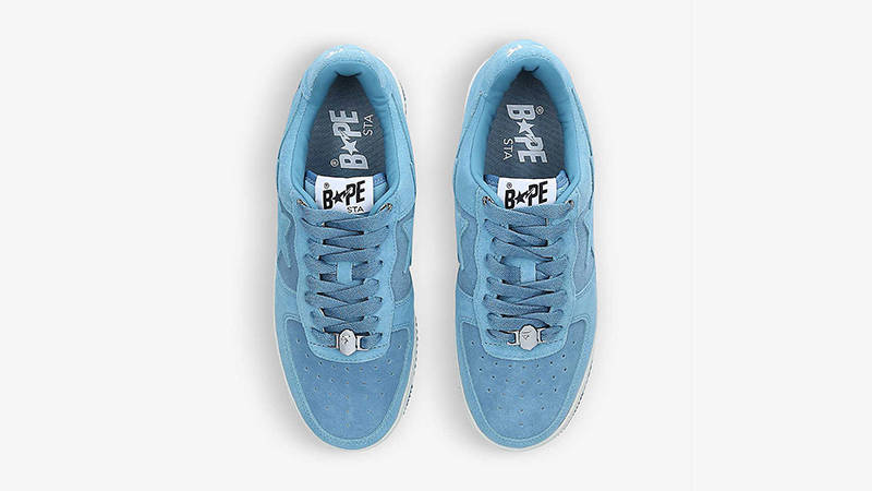 A BATHING APE BAPESTA Low Blue Top