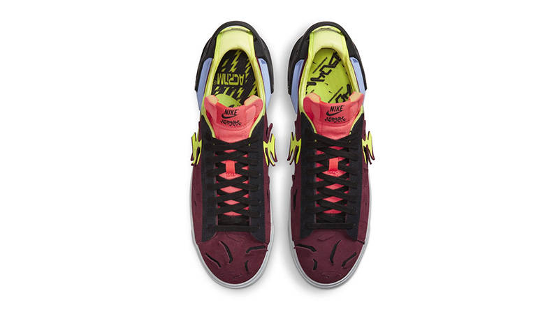 ACRONYM x Nike Blazer Low Night Maroon middle