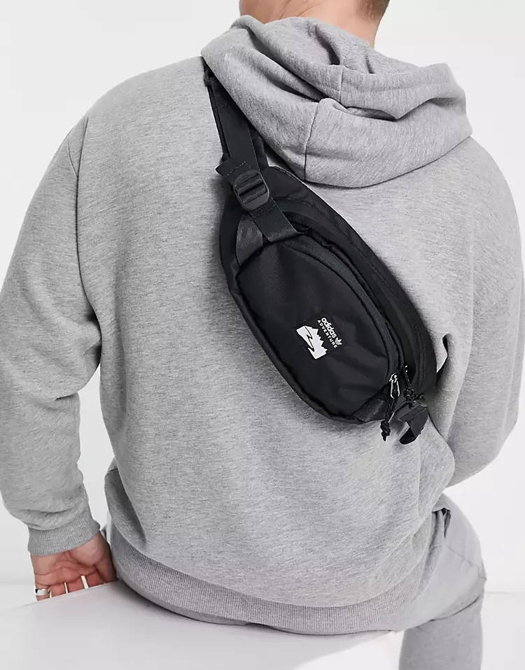 adidas Adventure Logo Bum Bag Black Back