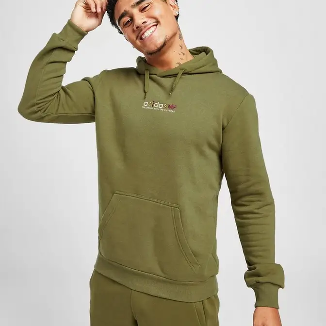 adidas Colour Smash Hoodie Focus Olive