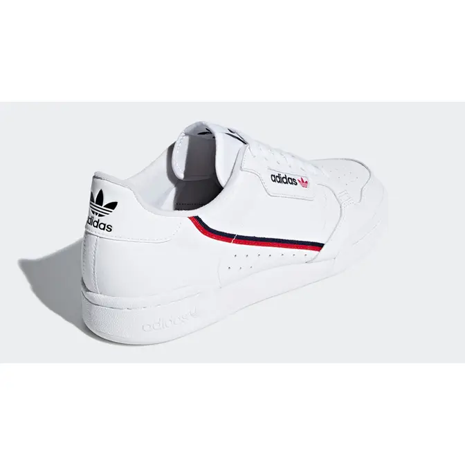adidas Continental 80 White Scarlet Back