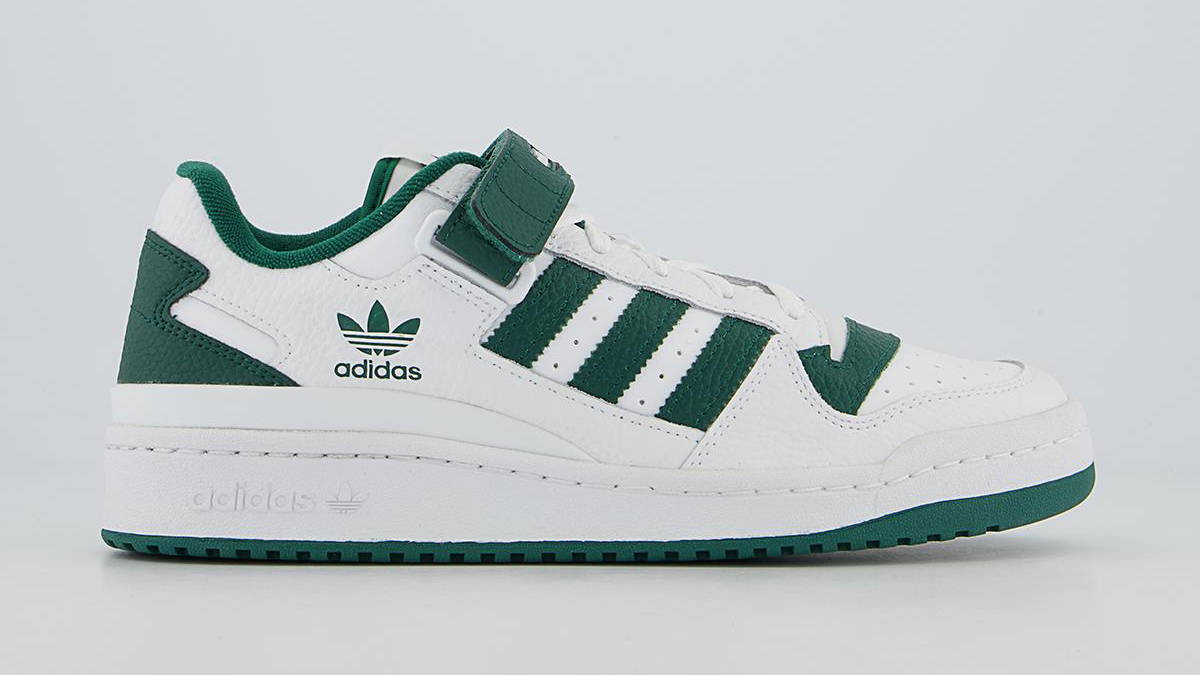 adidas Forum Low White Collegiate Green