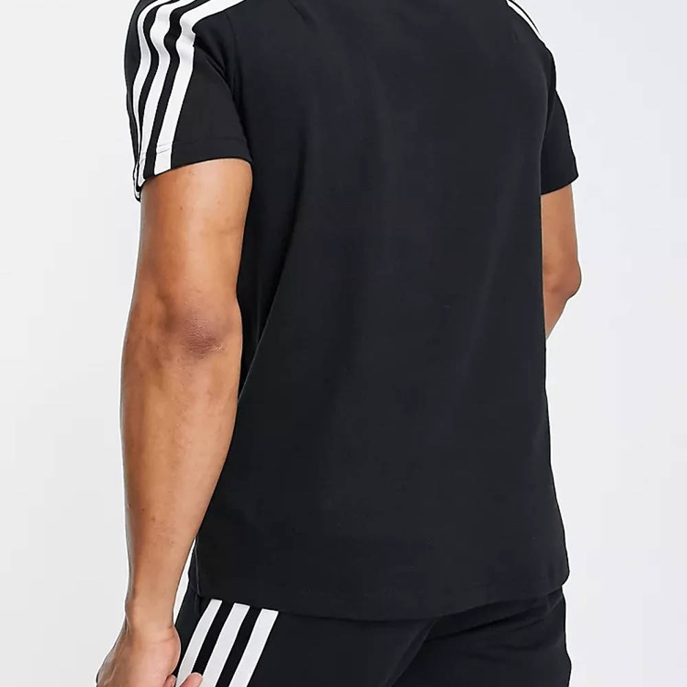 adidas Sportstyle Future Icons Arm Stripes T-Shirt - Black | The Sole ...