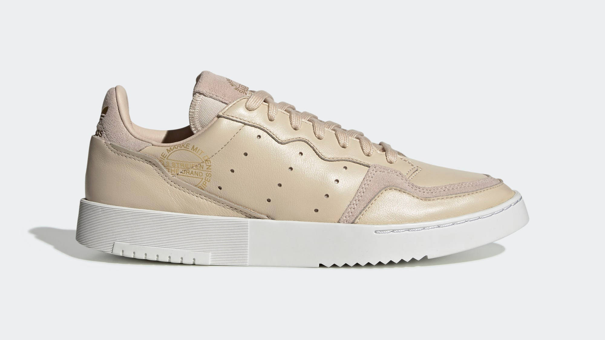 adidas Supercourt Linen Gold