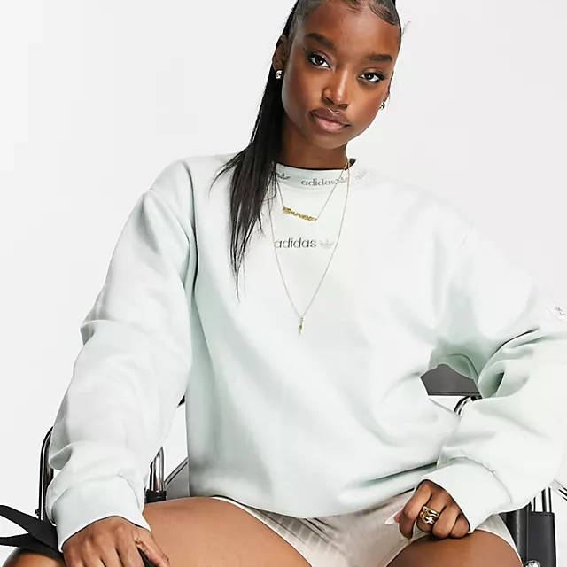adidas Trefoil Linear Sweatshirt