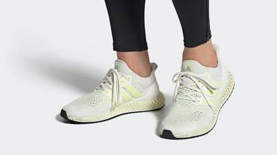 adidas Ultra 4D Almost Lime White GX6366 on foot