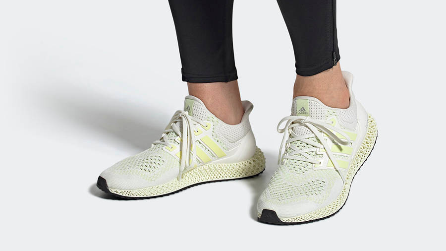 adidas Ultra 4D Almost Lime White GX6366 on foot