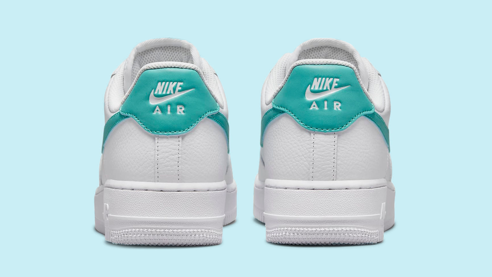 Air Force 1 Washed Teal Heel Air Force 1 Washed Teal Heel