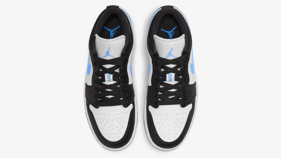 jordan low black blue white