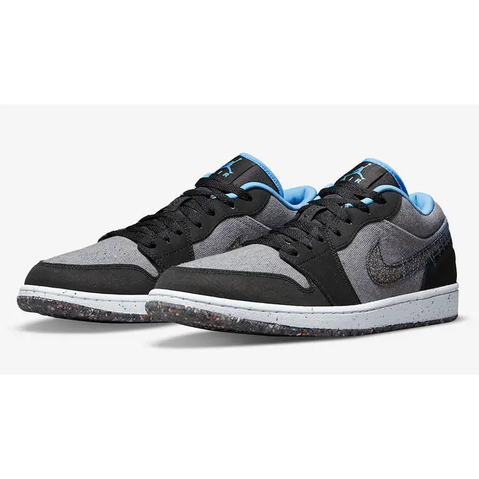 Air Jordan 1 Low Crater Black Grey Blue | Where To Buy | DM4657