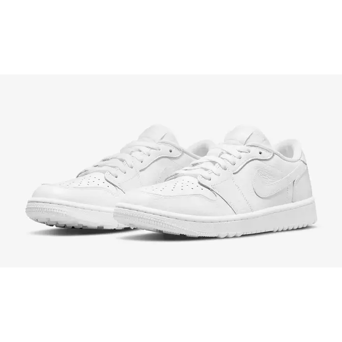 Air Jordan 1 Low Golf Triple White | Where To Buy | DD9315-101