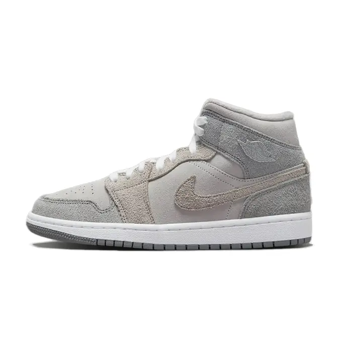 Air Jordan 1 Mid Suede Fleece Grey | Where To Buy | DO7139-002 