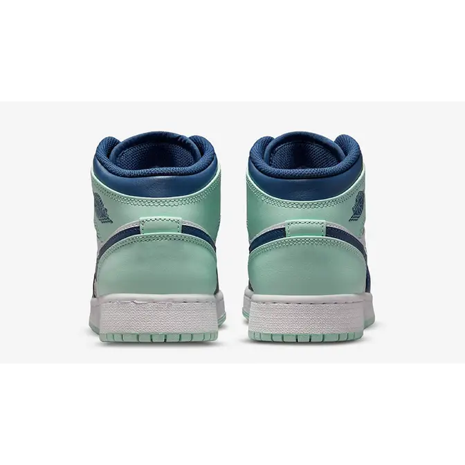 Air Jordan 1 Mid GS Blue Mint | Where To Buy | 554725-413 | The