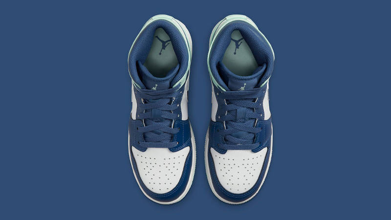 Air Jordan 1 Mid GS Blue Mint