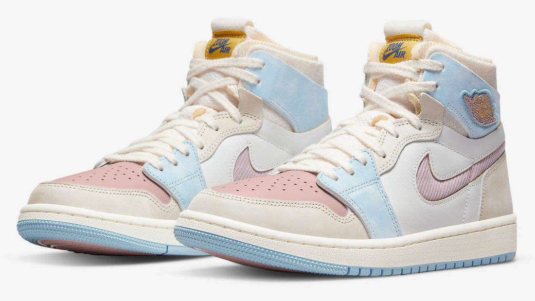 Air Jordan 1 Zoom CMFT Pink Oxford Colourway
