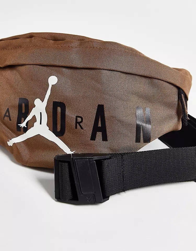 Air Jordan Crossbody Bag Brown Detail 2