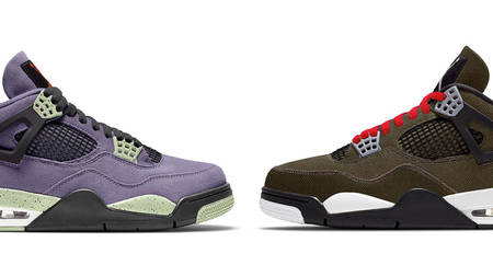 The Air Jordan 4 "Canyon Purple" & "Olive Canvas" Are Dropping in August