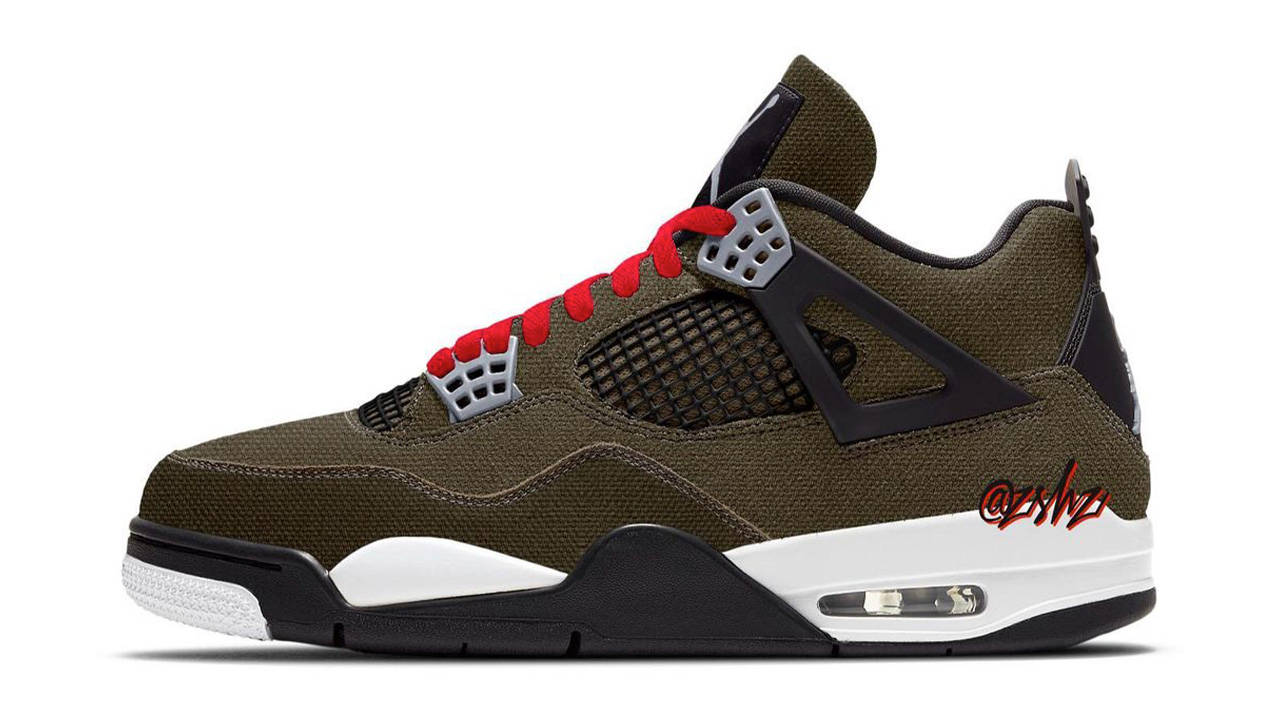 The Air Jordan 4 "Canyon Purple" & "Olive Canvas" Are Dropping in August