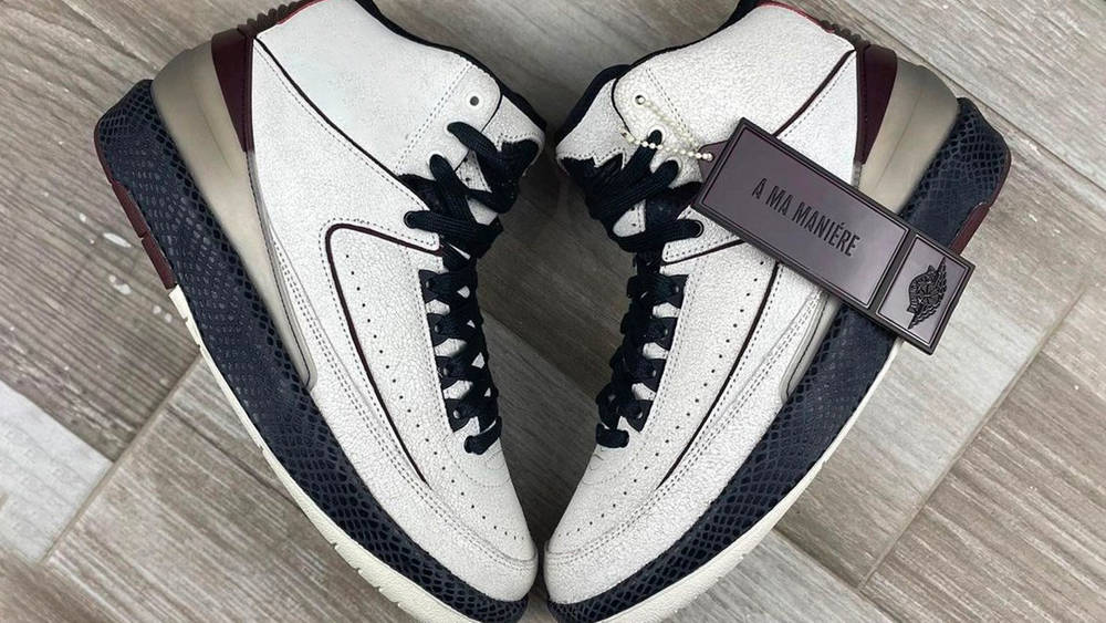 Image via die_sel666 A Ma Maniére x Air Jordan 2