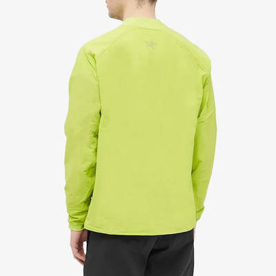 Arc'teryx System A Metric Insulated Pullover Limelight Back