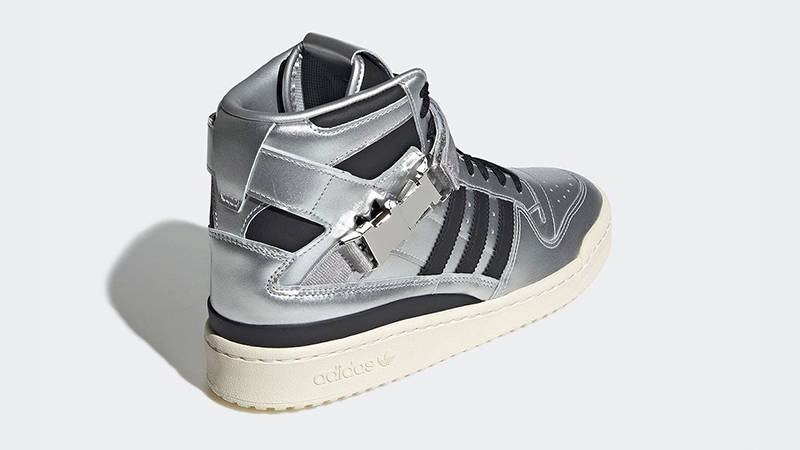 atmos x adidas Forum High Metallic Silver