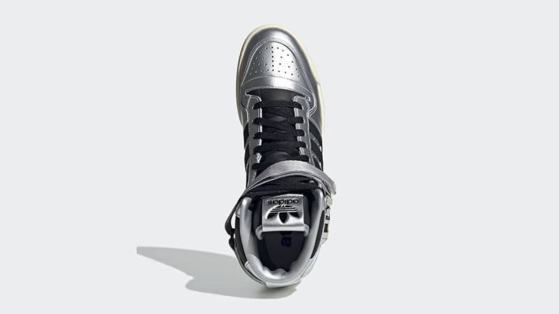 atmos x adidas Forum High Metallic Silver