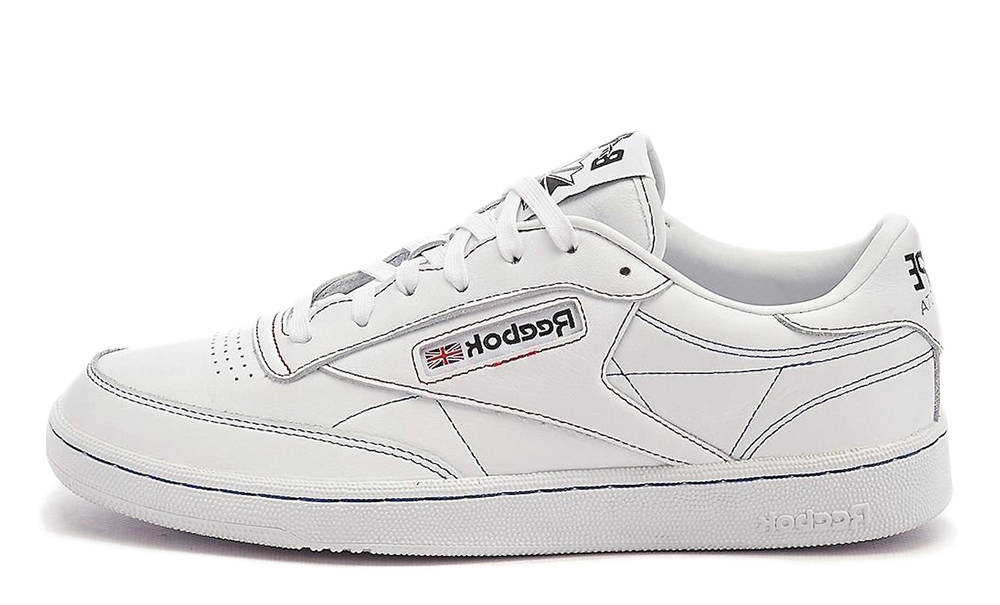 BAPE x Reebok Club C 85 White Red Blue