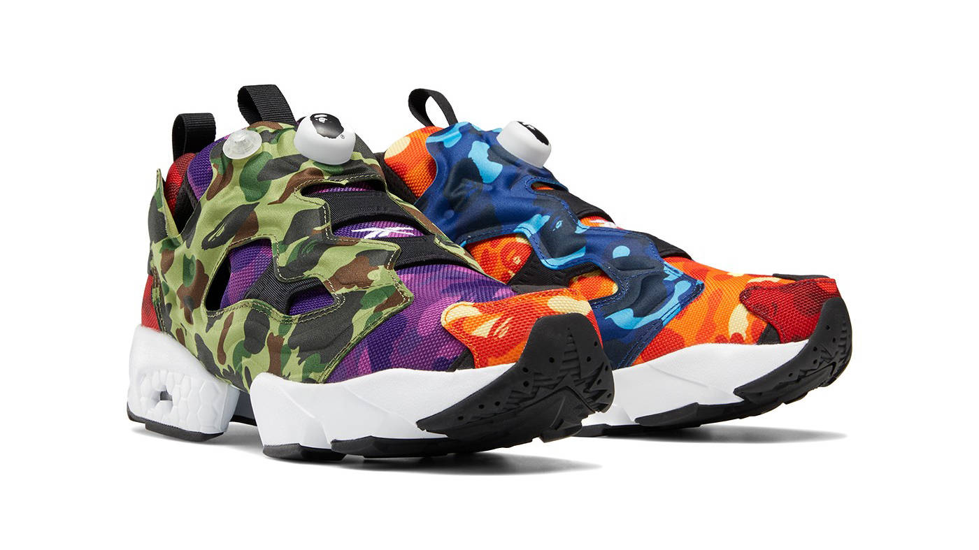 BAPE x Reebok Instapump Fury Multi