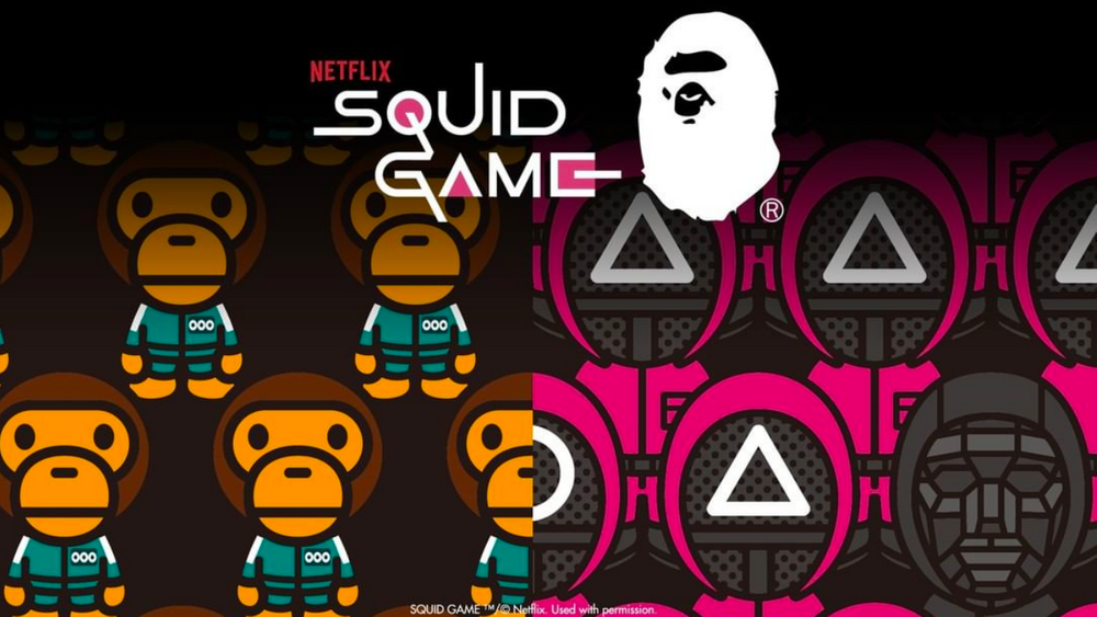 Image via bape_japan Get the Green Light With This BAPE x Squid Game Capsule Collection