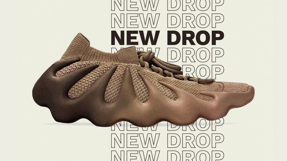 Image via yeezyinfluence The Yeezy 450 Surfaces in a Two-Tone Gradient Colourway