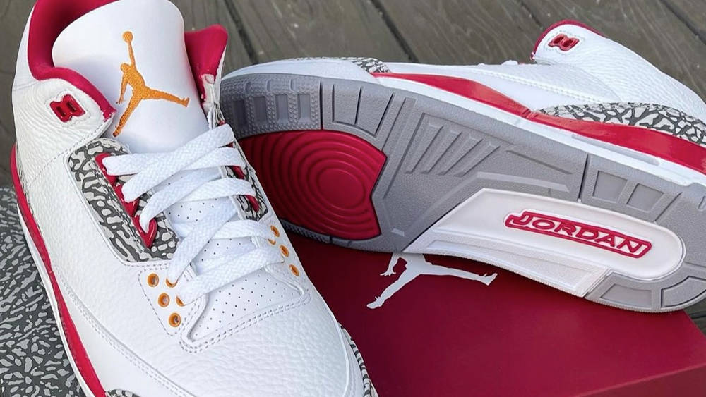 Image via dsdan1 Air Jordan 3 "Cardinal Red"