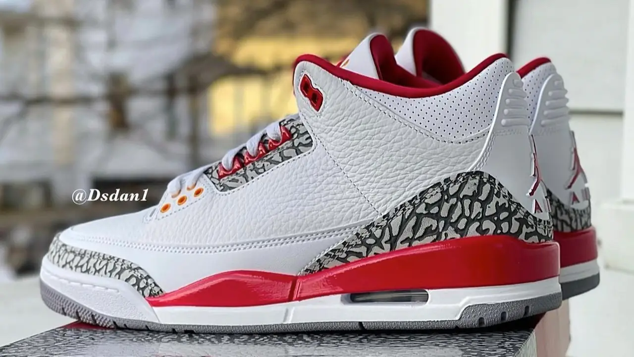 銀座買取 Nike Air Jordan 3 Cardinal Red - 靴