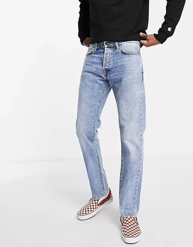 Carhartt WIP Klondike Regular Taper Jeans Light Blue