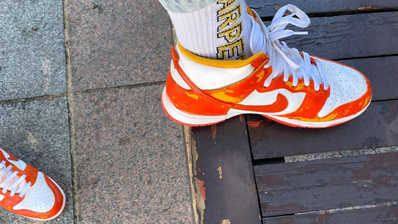 Carpet Company x Nike Dunk High White Orange