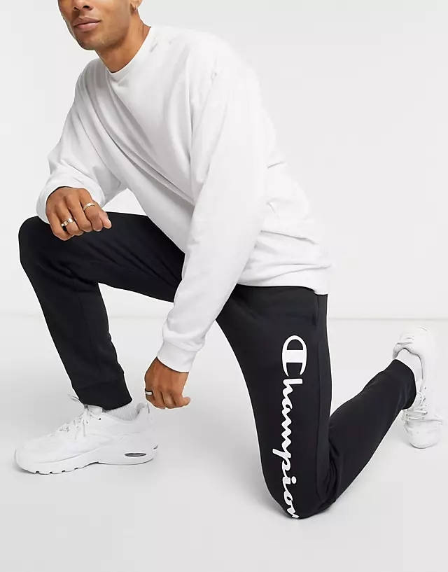 Champion store logo joggers