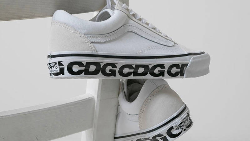Comme des Garcons x Vans Old Skool White First Look