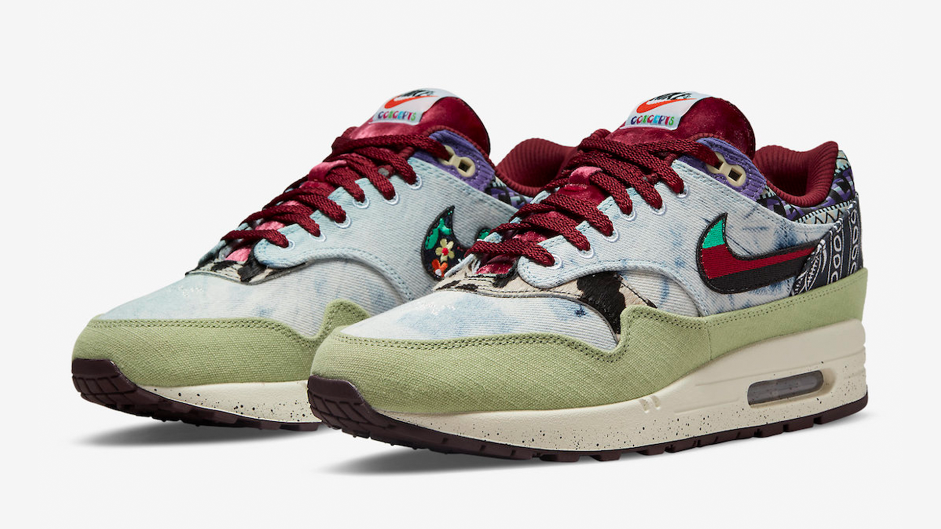 Concepts x Nike Air Max 1 Olive Canvas