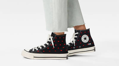 Converse Chuck 70 Crafted With Love High Black A01600C on foot