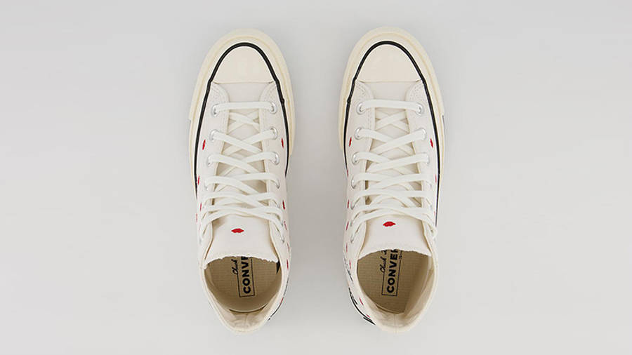 Converse Chuck 70 Crafted With Love High White Red A01601C Top