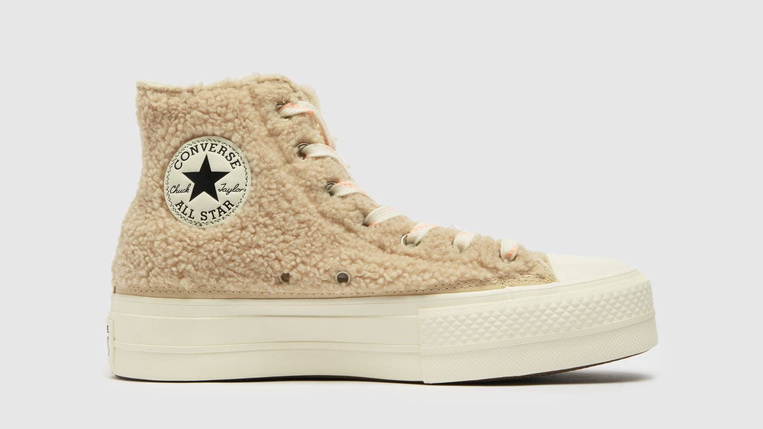 Converse Chuck Taylor Cozy Lift High Sherpa Farro