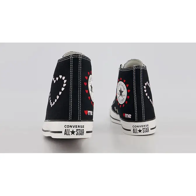Donald Robertsons painted Converse style Crafted With Love High Black Back